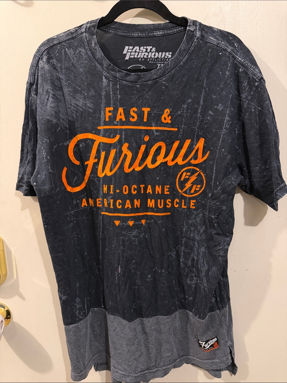 Affliction Fast & Furious Graphic Tee - Black & White